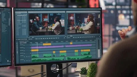 香蕉漫画团队协作工作视频素材